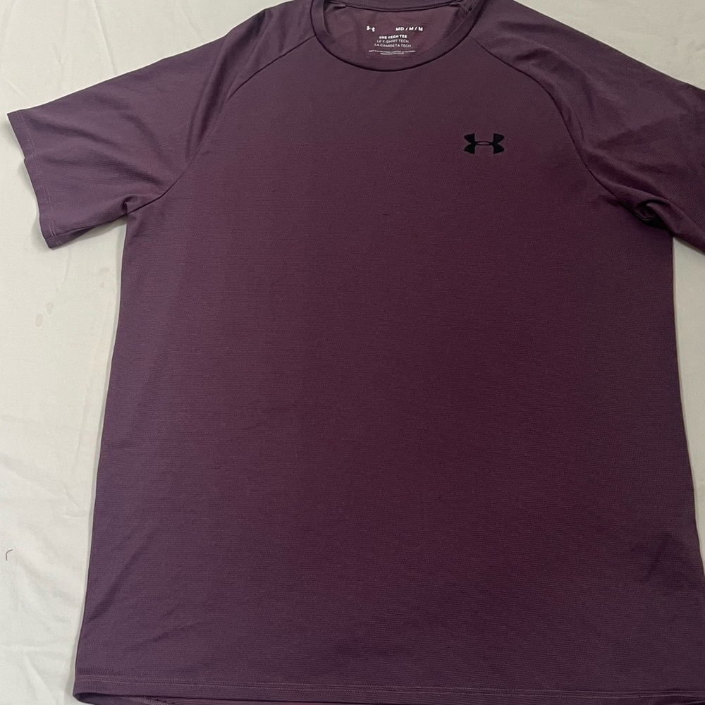 Under Armour Men's Ash Plum Short Sleeve Tee